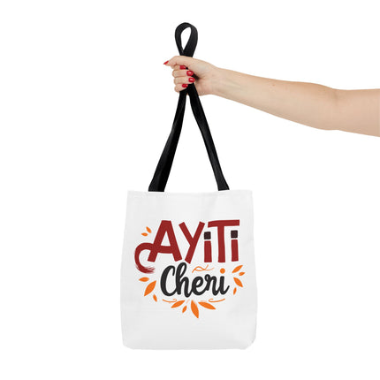 Ayiti Chéri Limited Edition Heritage Tote Bag Sweet Haiti Design - CreoleSizzle