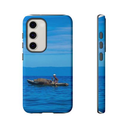 Haitian Fisherman Phone Case – Coastal Art Design – Durable, Stylish Caribbean Inspired Case - CreoleSizzle