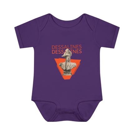 Infant Bodysuit Dessalines Statue Design Bold Heritage Apparel for Babies Cultural Pride Baby Clothes & Unique Gift