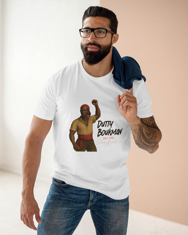 Dutty Boukman Revolution Sweatshirt | Voodoo Warrior Graphic, Unisex Bold Heritage Streetwear, Dutty Boukman Graphic Tee
