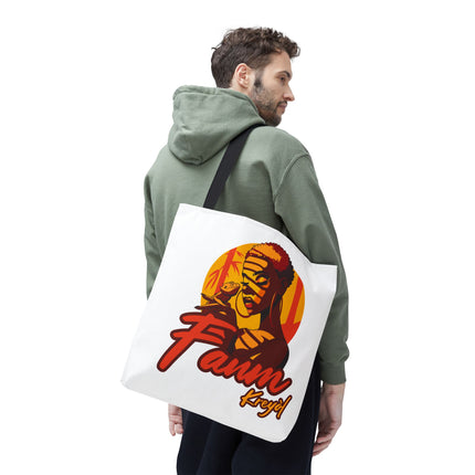 Fanm Kreyòl Limited Edition Heritage Tote Creole Woman Empowerment Design - CreoleSizzle