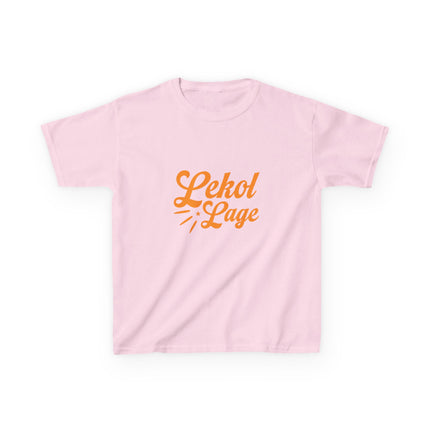 Kids Haitian Heritage Tee Lekol Lage Graphic ShirtKids Heavy Cotton™ Tee - CreoleSizzle