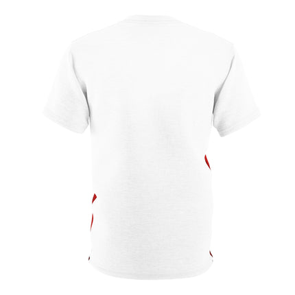 Haitian Flag T-Shirt – Premium Lightweight Tee – Haitian Pride All-Over Print Shirt Unisex Cut & Sew Tee (AOP) - CreoleSizzle