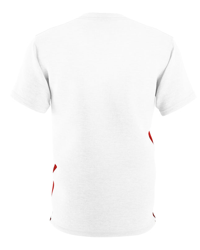 Haitian Flag T-Shirt – Premium Lightweight Tee – Haitian Pride All-Over Print Shirt Unisex Cut & Sew Tee (AOP) - CreoleSizzle