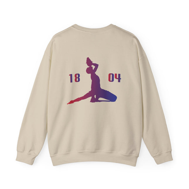 Neg Marron 1804 Crewneck Sweatshirt Unisex Heavy Blend, Haitian Freedom Icon, Stylish Athleisure for Everyday Wear
