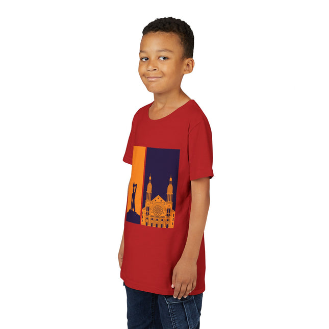 Heritage Reflections Youth T-Shirt Haitian Pride Tee Cultural Symbolism Graphic Shirt for Kids, Family Outings, School Events