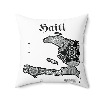 Haiti Mandala Pillow Double-Sided Elegance for Your Home - CreoleSizzle