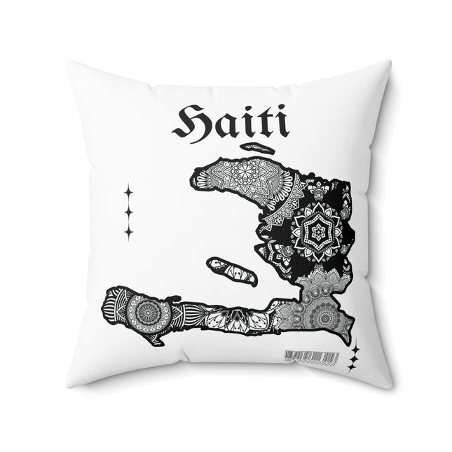 Haiti Mandala Pillow Double-Sided Elegance for Your Home - CreoleSizzle
