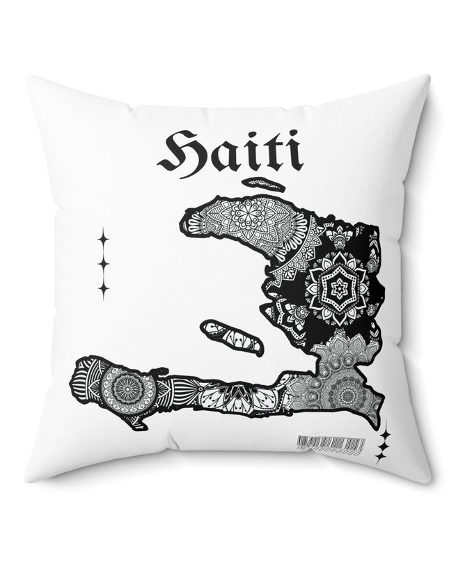 Haiti Mandala Pillow Double-Sided Elegance for Your Home - CreoleSizzle