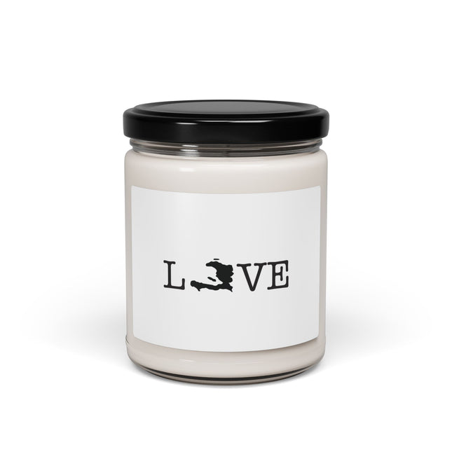 LOVE Haiti Limited Edition Heritage Soy Candle Minimalist Cultural Statement