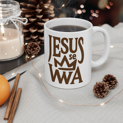 Jezi se Wa Limited Faith and Heritage Edition Ceramic Mug Haitian Spiritual Pride Design - CreoleSizzle