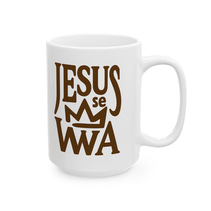 Jezi se Wa Limited Faith and Heritage Edition Ceramic Mug Haitian Spiritual Pride Design - CreoleSizzle