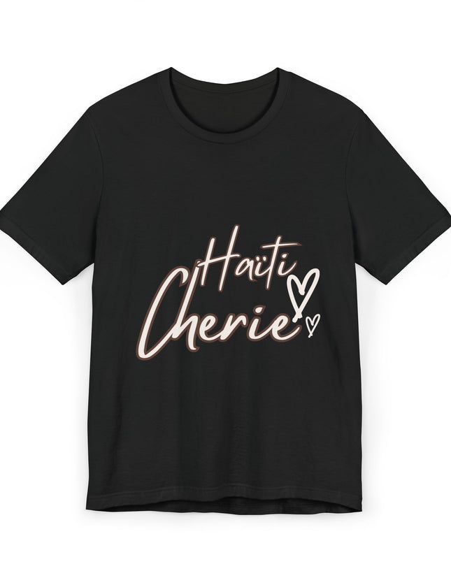Haiti Cherie Unisex T-Shirt Celebrate Haitian Culture Soft Cotton Classic Fit Unisex Jersey T-Shirt - CreoleSizzle