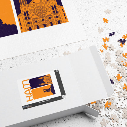 Neg Marron & Cathedral Collector’s Edition Haitian Heritage Puzzle Limited Art Series - CreoleSizzle