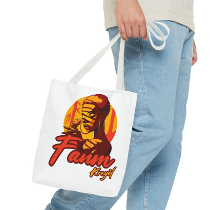 Fanm Kreyòl Limited Edition Heritage Tote Creole Woman Empowerment Design - CreoleSizzle