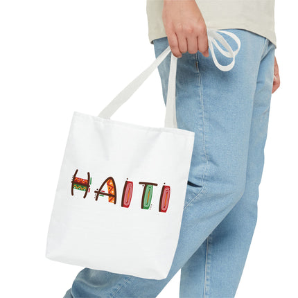 Haiti Art Limited Edition Heritage Tote Bag African Roots Design - CreoleSizzle