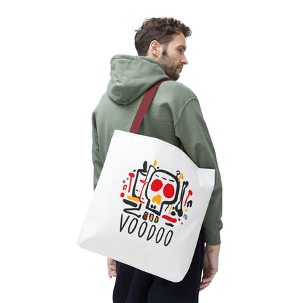 Voodoo Art Haitian Spiritual Symbols Tote Afro-Caribbean Vodou Design - CreoleSizzle