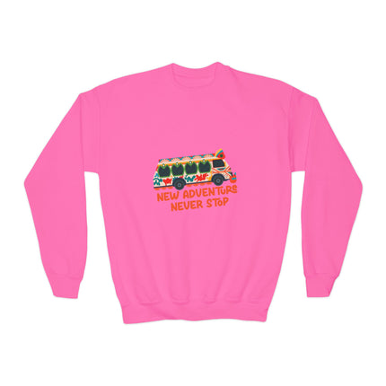 The Explorer’s Ride  Tap-Tap Adventure Sweatshirt Haitian Travel Series Youth Premium Crewneck