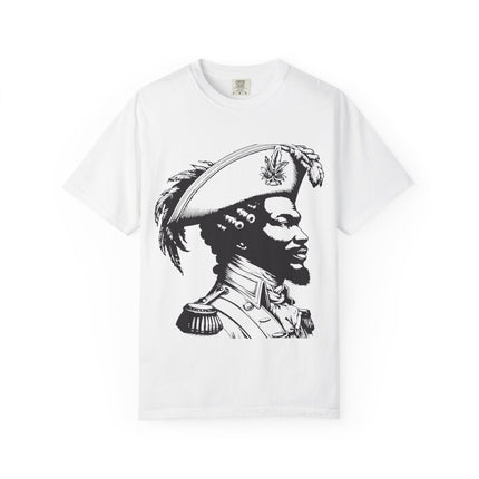The Visionary’s Profile Haitian Revolutionary Genius T-Shirt Unisex Garment-Dyed Tee Cultural Heritage Series