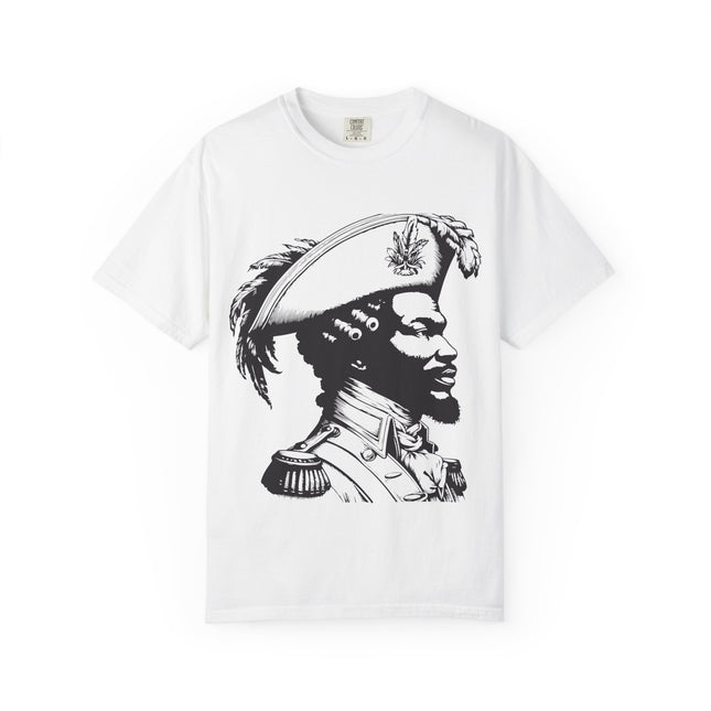 The Visionary’s Profile Haitian Revolutionary Genius T-Shirt Unisex Garment-Dyed Tee Cultural Heritage Series