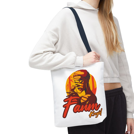 Fanm Kreyòl Limited Edition Heritage Tote Creole Woman Empowerment Design - CreoleSizzle