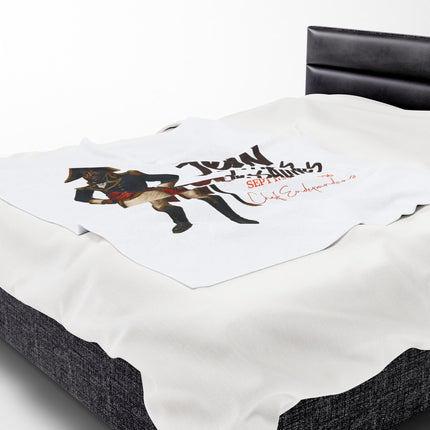 Jean Jacques Dessalines Revolutionary Leader Premium Plush Blanket Haitian Independence Icon - CreoleSizzle