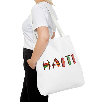 Haiti Art Limited Edition Heritage Tote Bag African Roots Design - CreoleSizzle