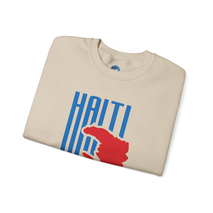 Bold Identity Haiti Pride Crewneck Sweatshirt Diaspora Heritage Series Unisex Premium Streetwear
