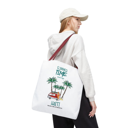 Summer Time Haiti Limited Edition Tropical Design Tote Haitian Beach Vibes - CreoleSizzle