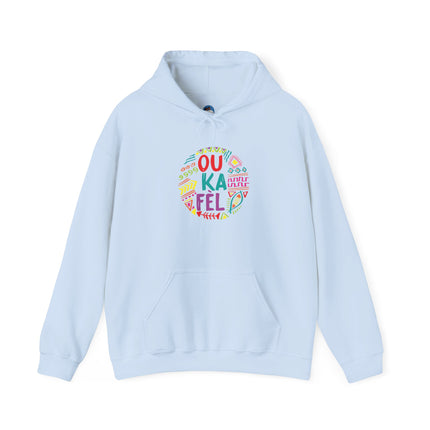 “Ou Ka Fè’l” Motivational Hoodie Unisex Heavy Blend™ Sweatshirt Haitian Creole Inspired Design Cozy Pullover for Daily Inspiration