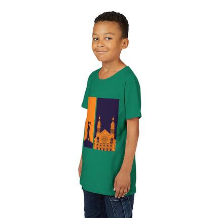 Heritage Reflections Youth T-Shirt Haitian Pride Tee Cultural Symbolism Graphic Shirt for Kids, Family Outings, School Events