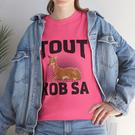 Haitian Humor T-Shirt Tout Kob Sa Design Premium Ethically Made Tee Unisex Cotton Comfort Fit - CreoleSizzle