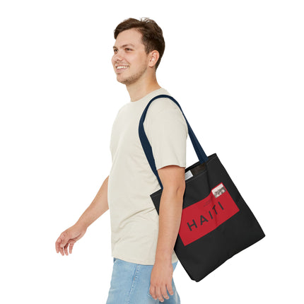 Haiti Postage Limited Edition Heritage Tote Bags Retro Seal Design - CreoleSizzle
