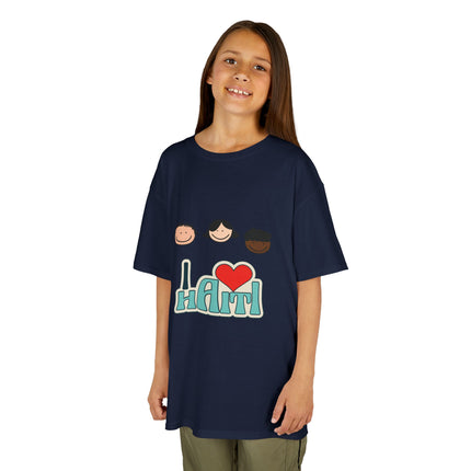Kids "I Love Haiti" T-Shirt - Fun Haitian Pride Tee for Everyday Wear - Ethically Made Children’s Cotton Shirt - CreoleSizzle