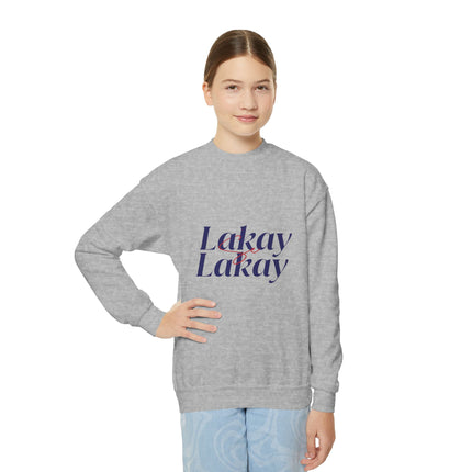 Lakay Lakay Youth Crewneck Sweatshirt Cozy Kids Pullover Haitian Roots Unisex School & Casual Wear