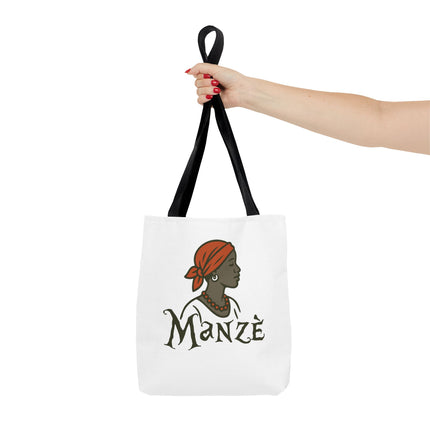 Manzè Limited Edition Heritage Tote Empowering Haitian Women Design - CreoleSizzle