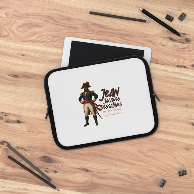 Jean Jacques Dessalines The Warrior March Haitian Revolutionary Leader Laptop Sleeve - CreoleSizzle