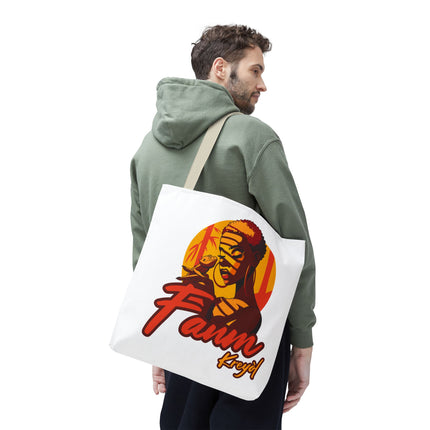 Fanm Kreyòl Limited Edition Heritage Tote Creole Woman Empowerment Design - CreoleSizzle