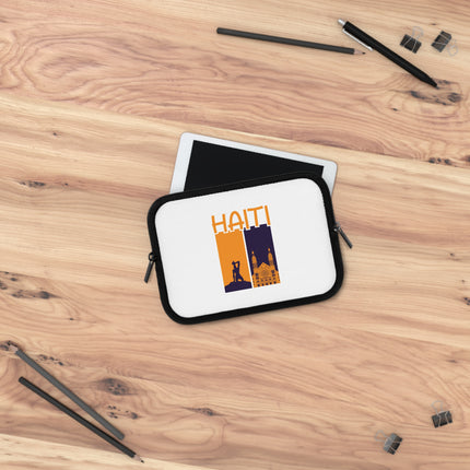 Ayiti Soulscape Neg Marron Cathedral Heritage Laptop Sleeve Faith Freedom Collection - CreoleSizzle