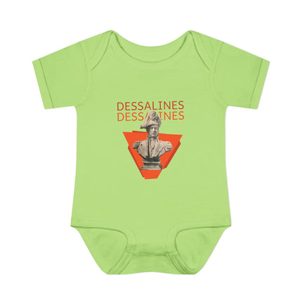 Infant Bodysuit Dessalines Statue Design Bold Heritage Apparel for Babies Cultural Pride Baby Clothes & Unique Gift