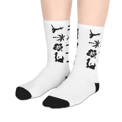 Haiti Nature Emblem Limited Heritage Mid Length Socks Coastal And Tropical Edition