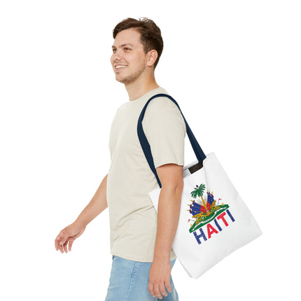Ayiti Crayon Emblem Educational Heritage Tote Bag Diaspora Kids Edition - CreoleSizzle
