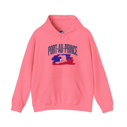 Port-Au-Prince Hoodie – Haitian Capital Tribute Unisex Sweatshirt – Cultural Pride - CreoleSizzle