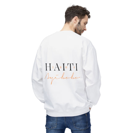 The 1804 Emblem Heritage & Freedom Crewneck Sweatshirt Haitian Pride Series Unisex Midweight Fleece