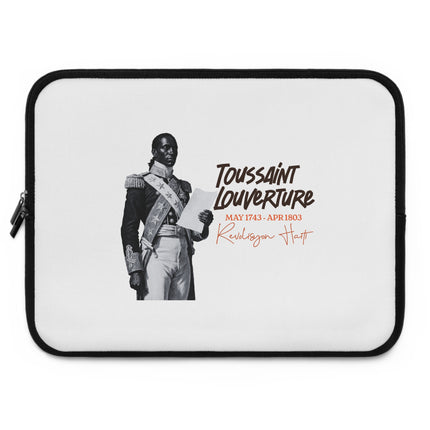Toussaint Louverture Father of Strategy Haitian Revolution Icon Leadership Legacy Laptop Sleeve - CreoleSizzle