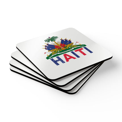 First Ayiti A Child's Pride Coaster Set Kreyòl Heritage Crayon Art Coasters