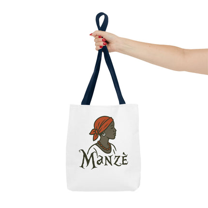 Manzè Limited Edition Heritage Tote Empowering Haitian Women Design - CreoleSizzle