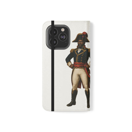 Legacy of Dessalines Limited Heritage Collector’s Tee Flip Case Stylish Phone Wallet Case Revolutionary Leadership Edition