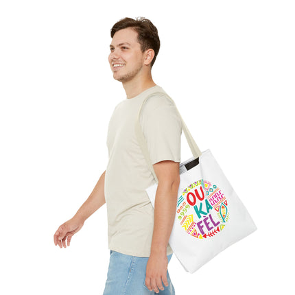 Ou Ka Fè’l Limited Edition Creole Motivation Tote Inspirational Haitian Design - CreoleSizzle