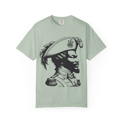 The Visionary’s Profile Haitian Revolutionary Genius T-Shirt Unisex Garment-Dyed Tee Cultural Heritage Series